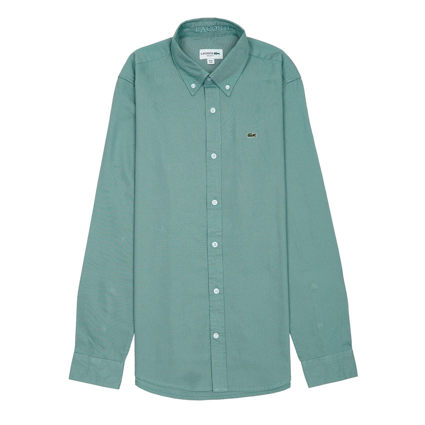 Lacoste Elegant Seafoam Green Button-Up Shirt