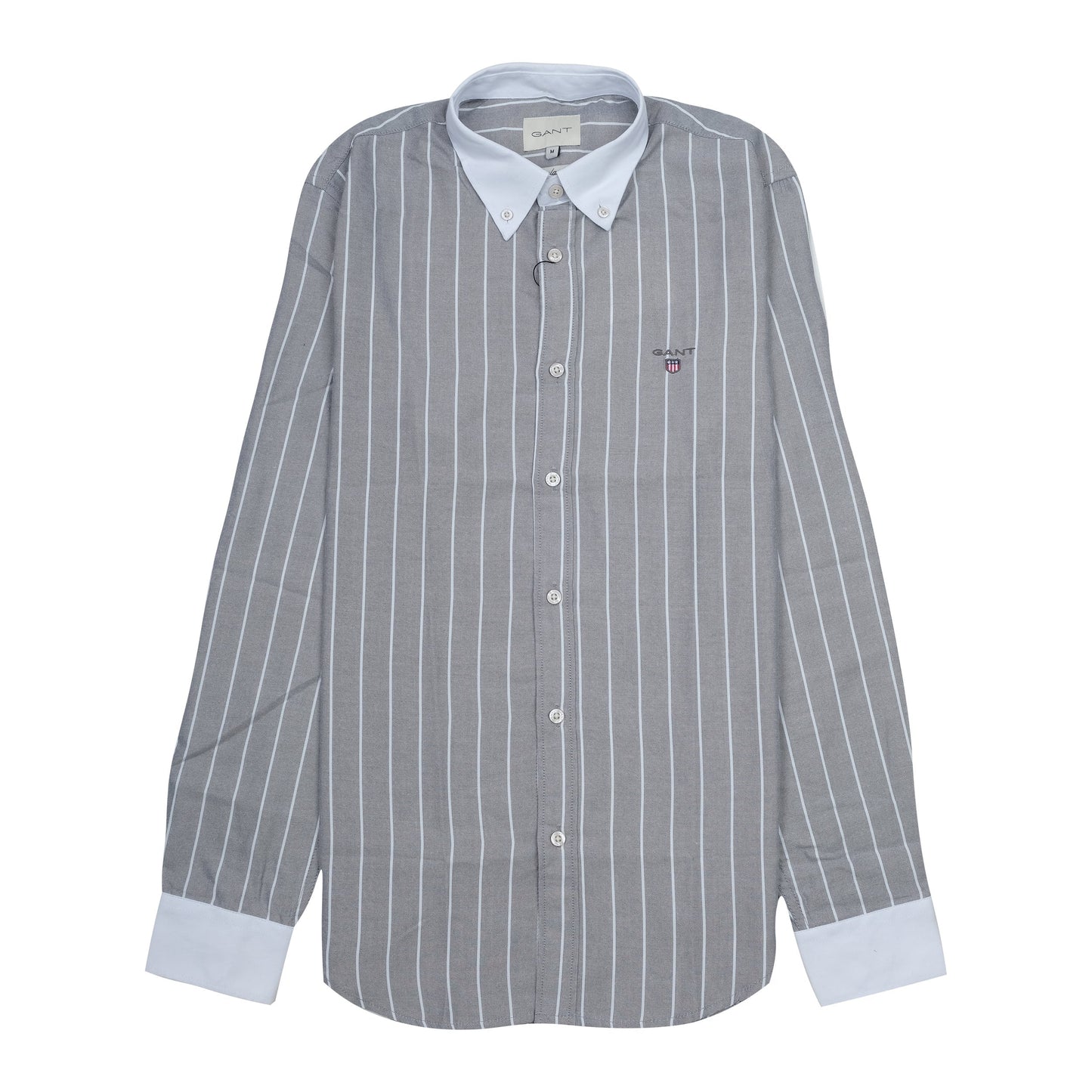 GANT Opulent Ashen Classic Fit Long Sleeve Dress Shirt