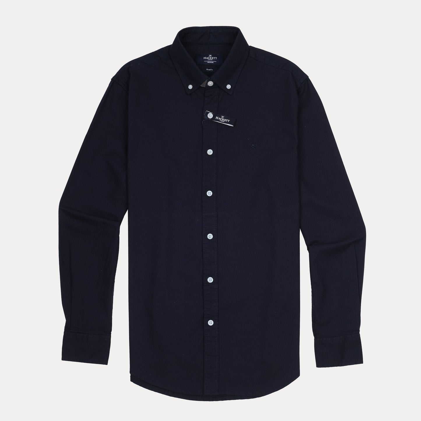 HACKETT Elegant Midnight Blue Slim Fit Shirt
