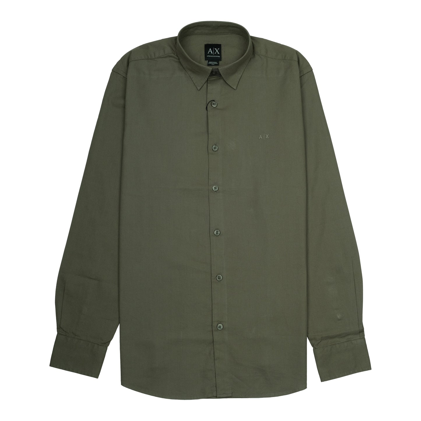 Armani Exchange Olive Whisper Long Sleeve Shirt