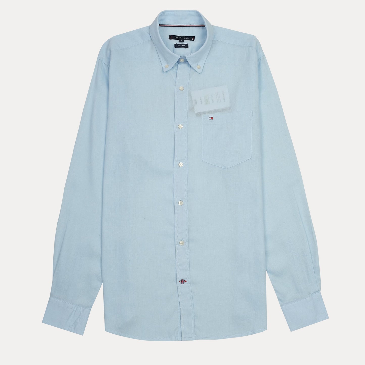 Tommy Hilfiger Effervescent Sky Regular Fit Button-Up Linen Shirt
