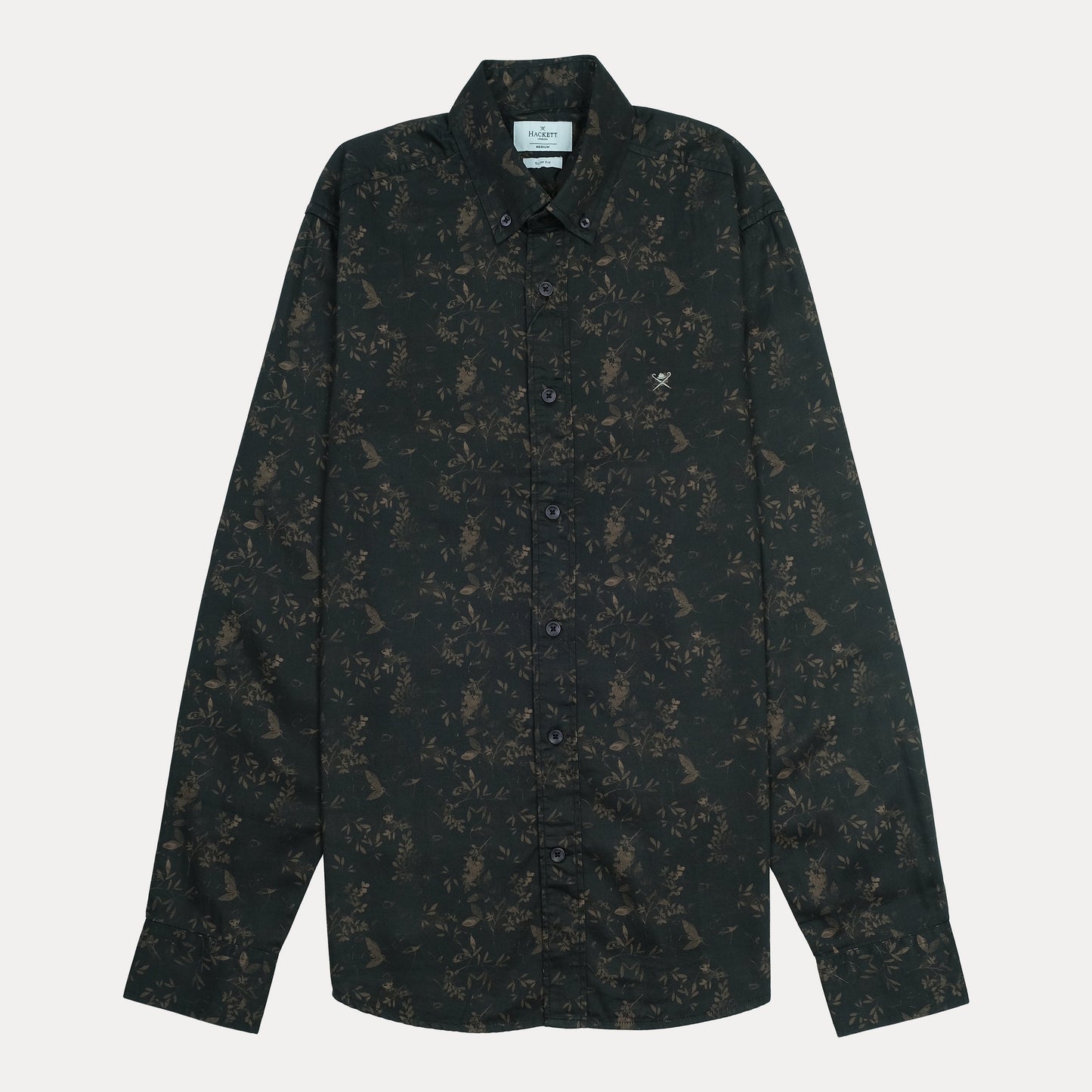 HACKETT Floral Print Long Sleeve Shirt