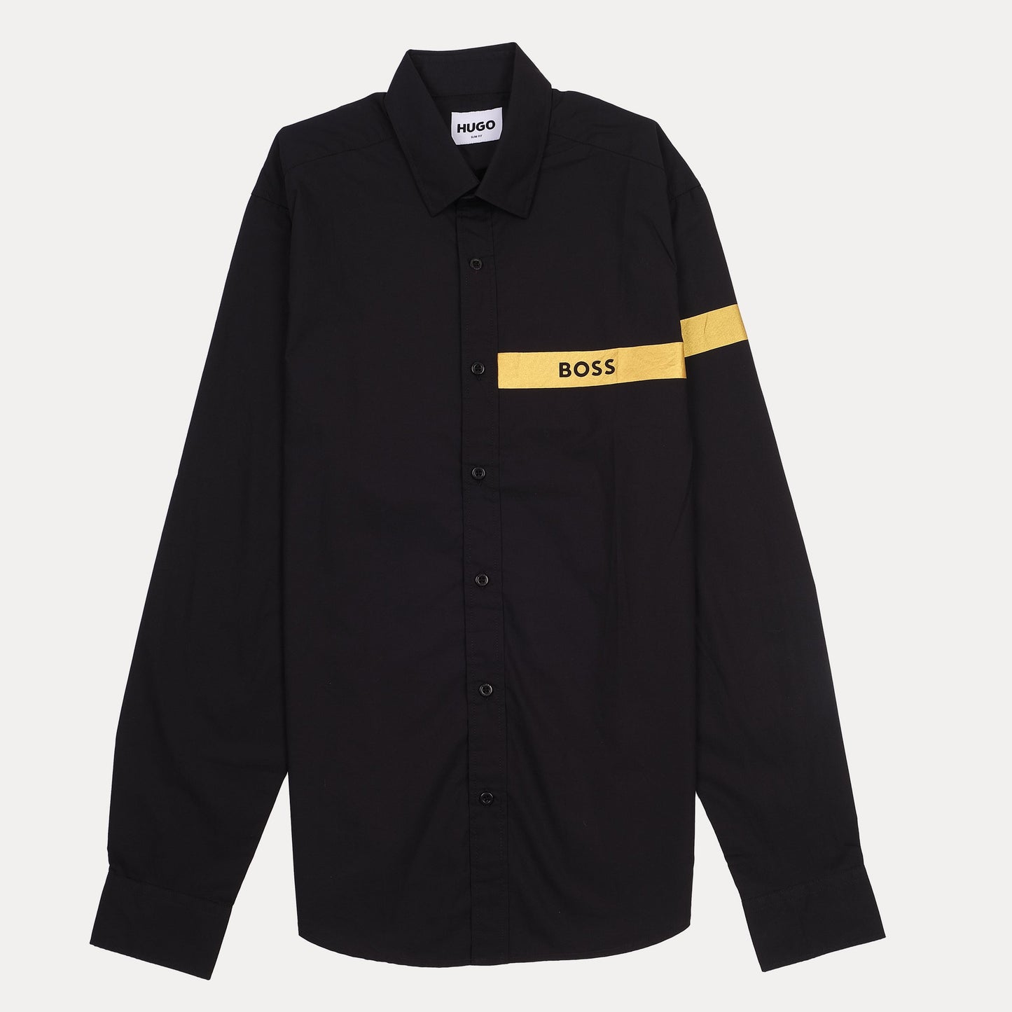 HUGO BOSS Contrast Stripe Long Sleeve Shirt