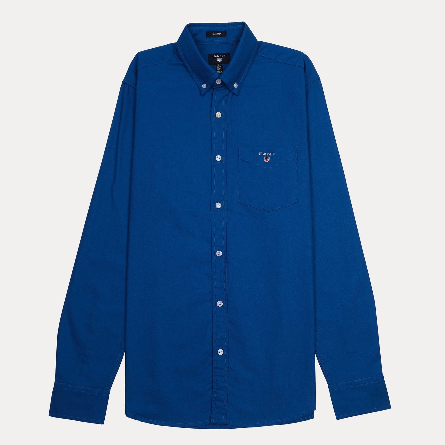 GANT Tech Prep Button-Up Shirt in Oceanic Blue - Effortlessly Stylish and Versatile