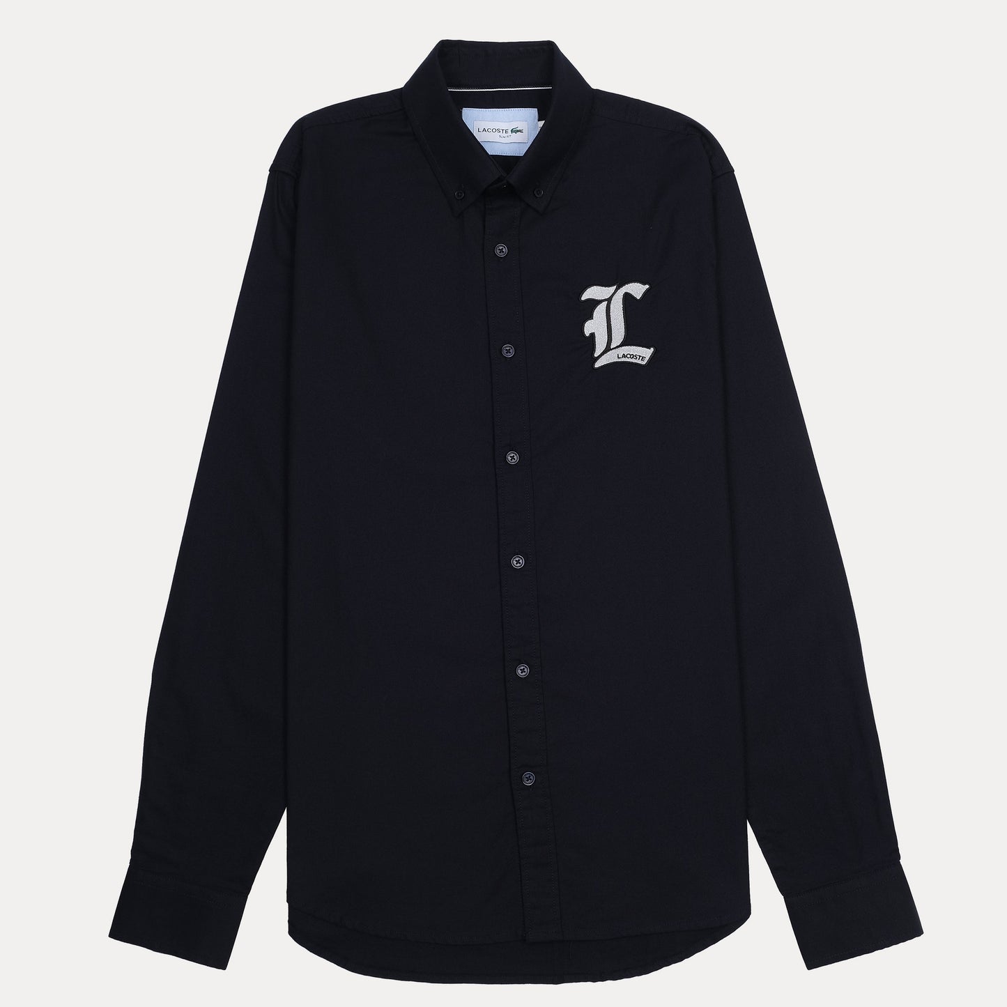 Lacoste Elegant Navy Button-Up Shirt