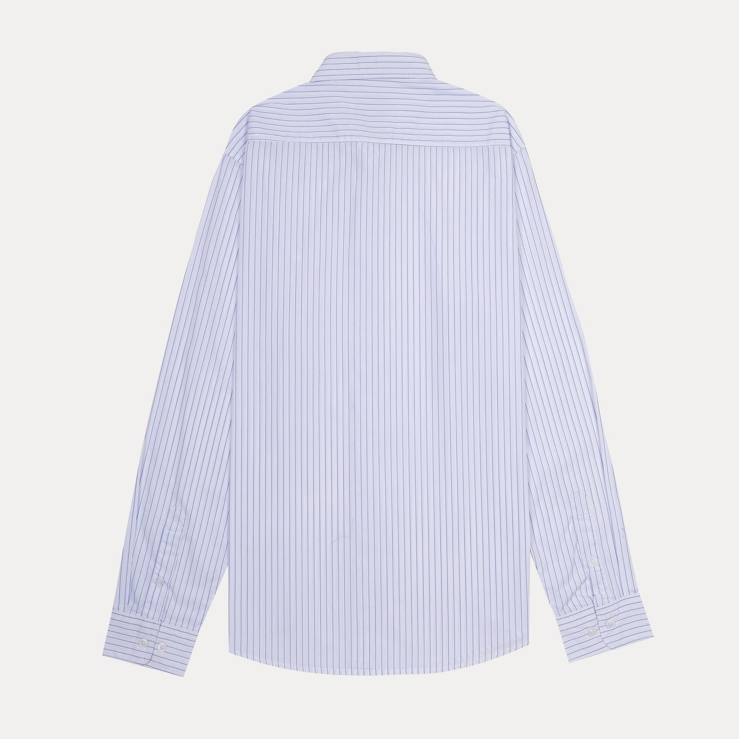Calvin Klein Striped Elegance Slim Fit Shirt in Serene Sky