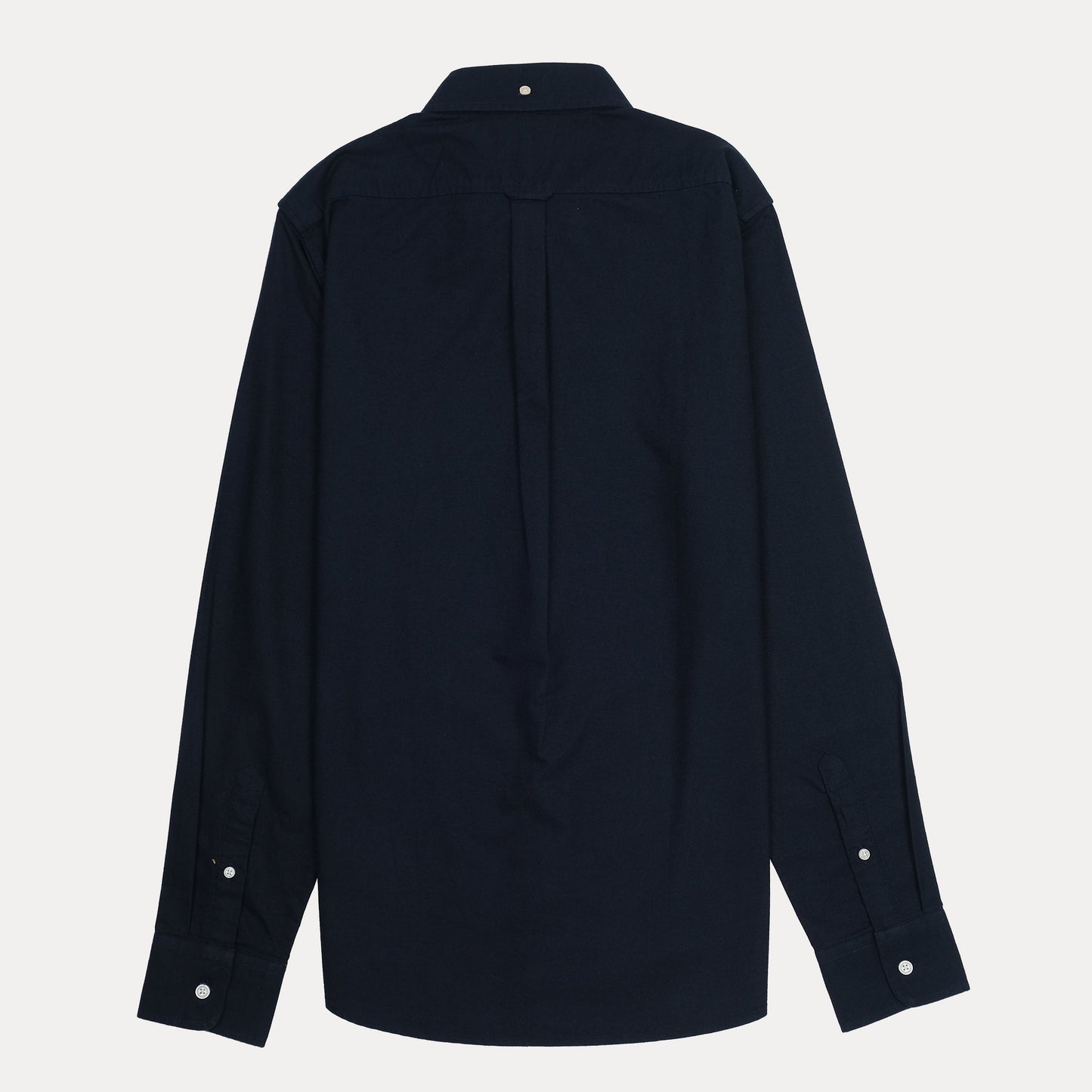 GANT Tech Prep Oxford Shirt in Midnight Blue and Sky Blue Stripes - Effortlessly Stylish