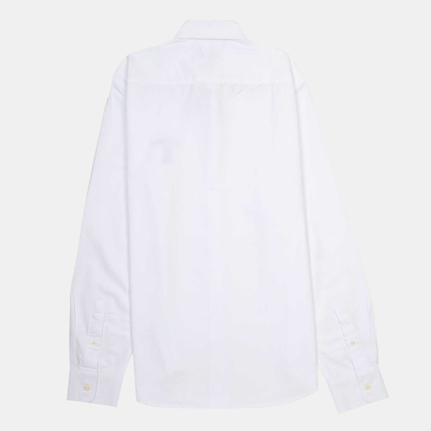 HACKETT Crisp Cotton Classic White Button-Up Shirt