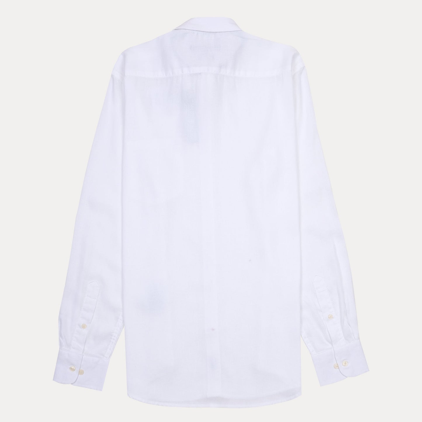 Tommy Hilfiger Crisp Cotton Button-Up Linen Shirt in Pure Snow
