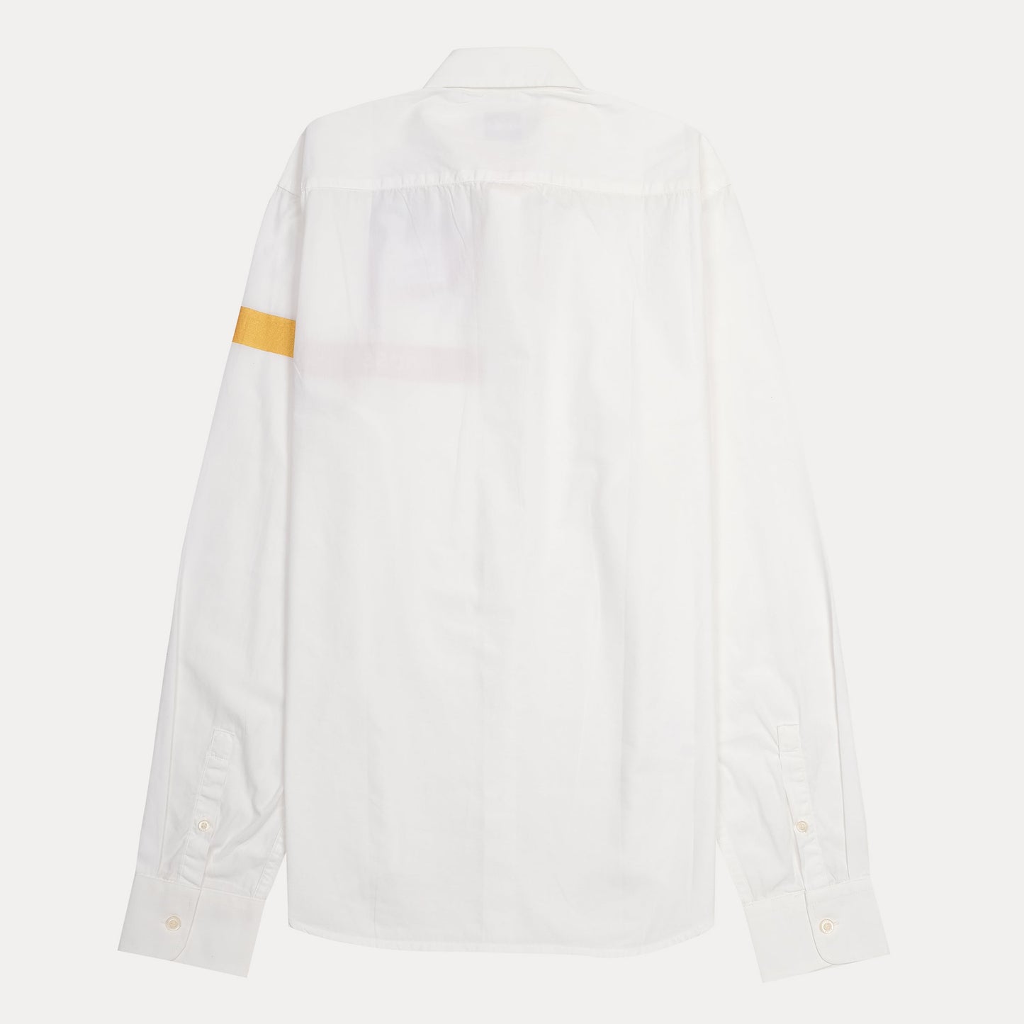 Hugo Slim Fit Elegant Whisper White Shirt with Golden Accent