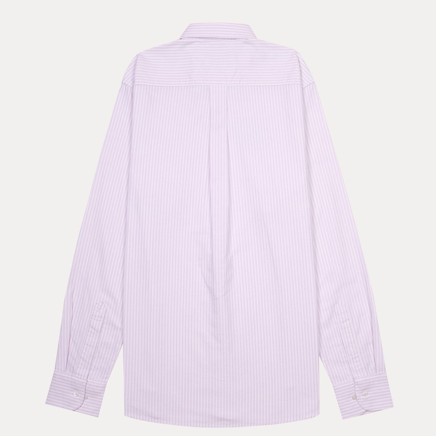 Lacoste Elegant Lilac Striped Button-Up Shirt