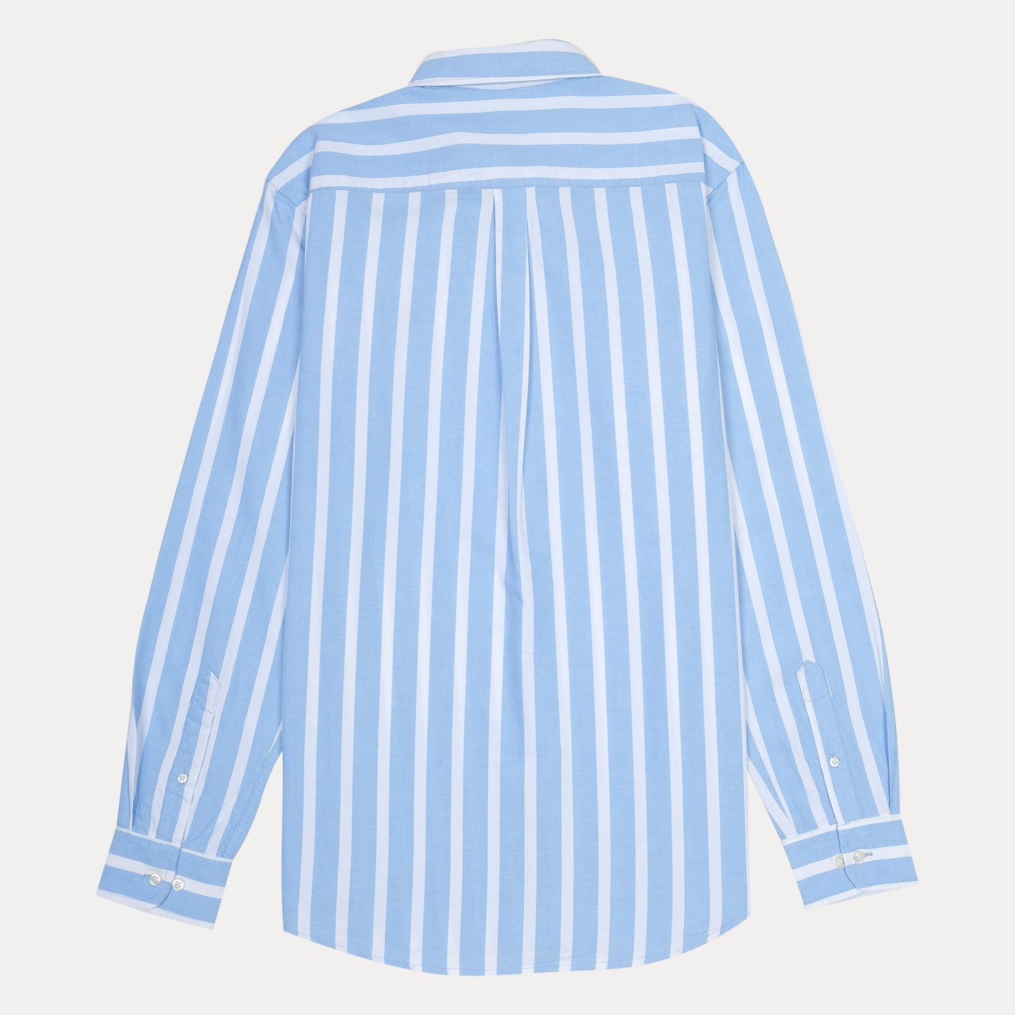 Polo Ralph Lauren Custom Fit Striped Elegance Shirt in Sky Blue