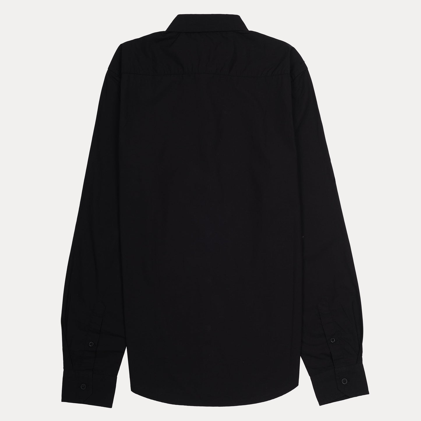 KARL LAGERFELD Chic Noir Graphic Button-Up Shirt