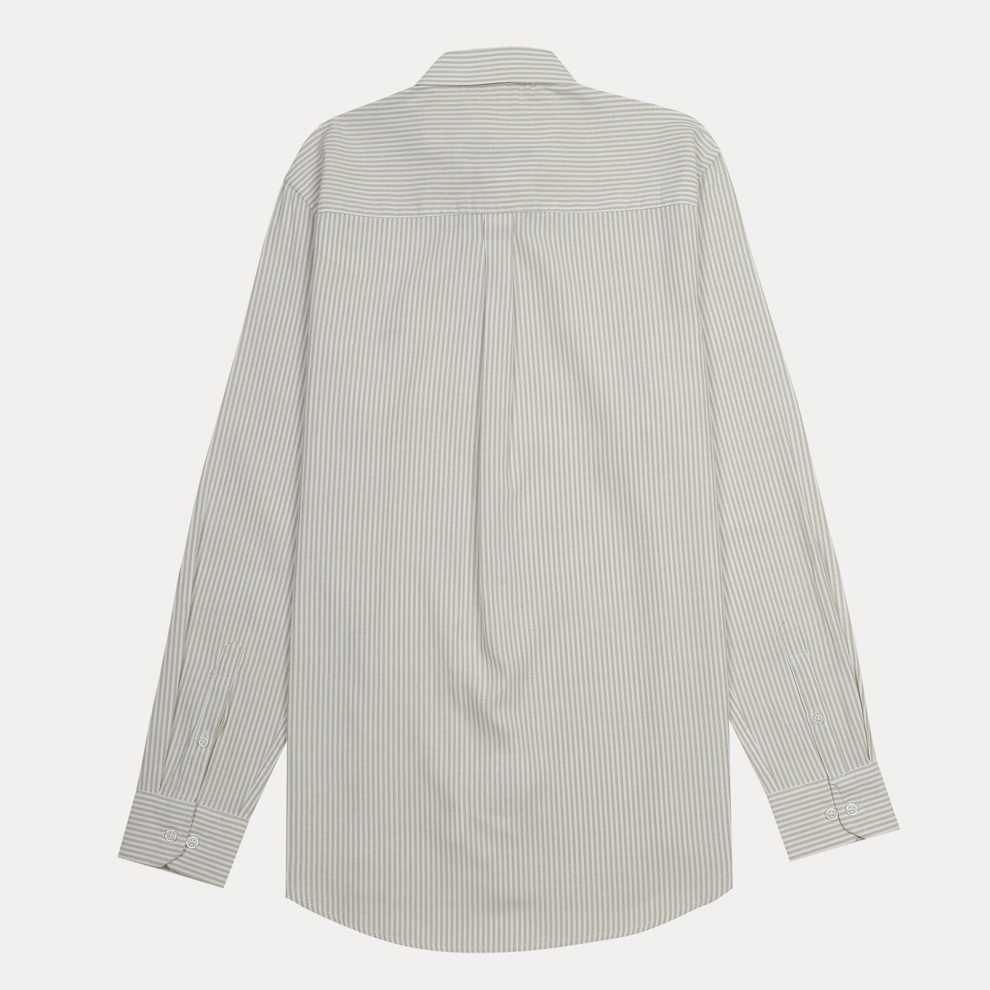 harmont&blaine Striped Elegance Shirt in Soft Sage