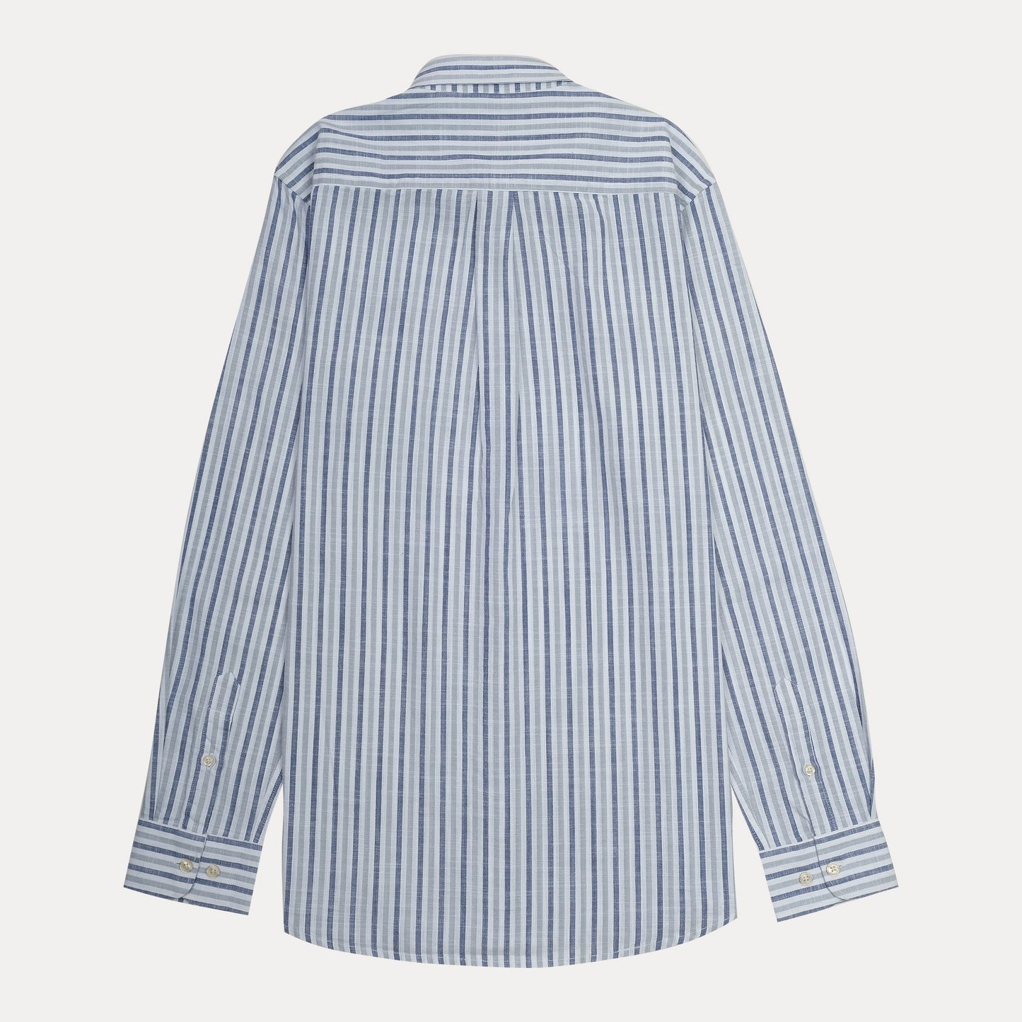 Lacoste Striped Elegance Slim Fit Shirt in Sky Blue Whisper
