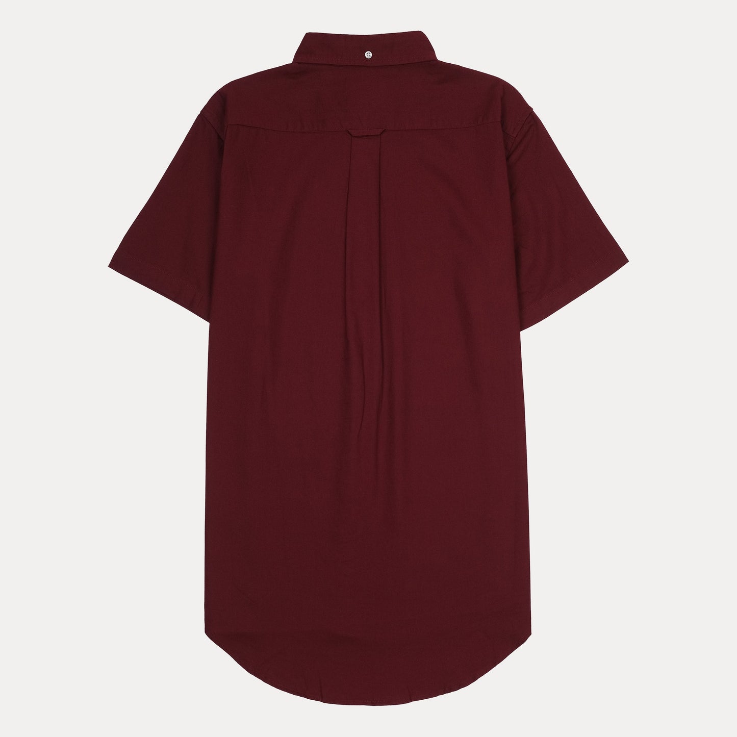 GANT Regal Red Short-Sleeve Button-Up Shirt