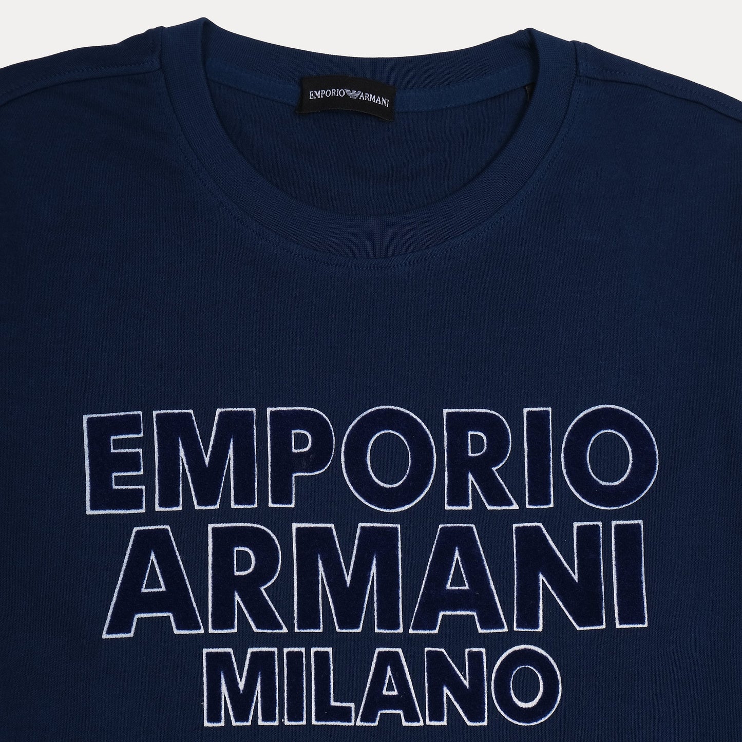 EMPORIO ARMANI Midnight Sapphire Relaxed Fit Short Sleeve T-Shirt