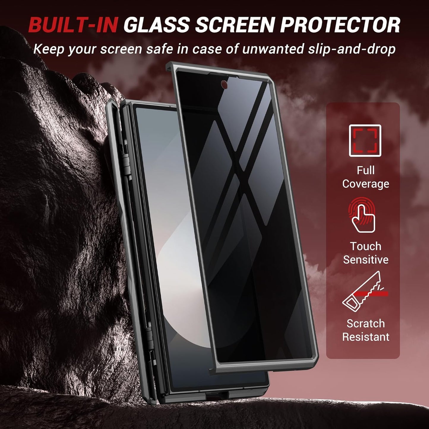 Z Fold Series Case with 360° Spin Magnetic Stand