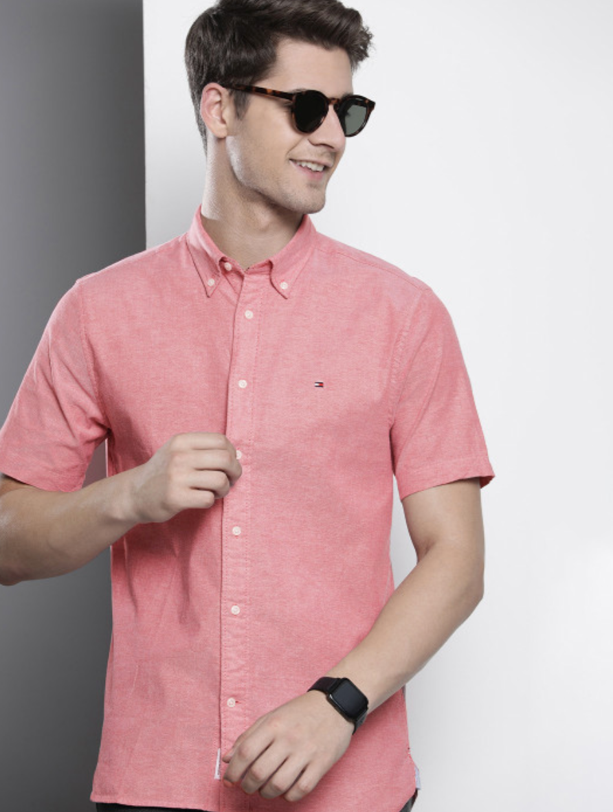 Tommy Hilfiger Breezy Coral Button-Up Shirt