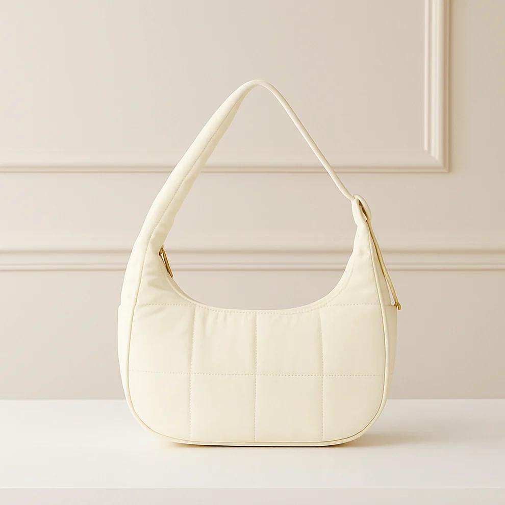 Puffer Crescent Shoulder Bag