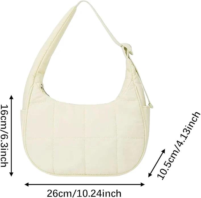 Puffer Crescent Shoulder Bag