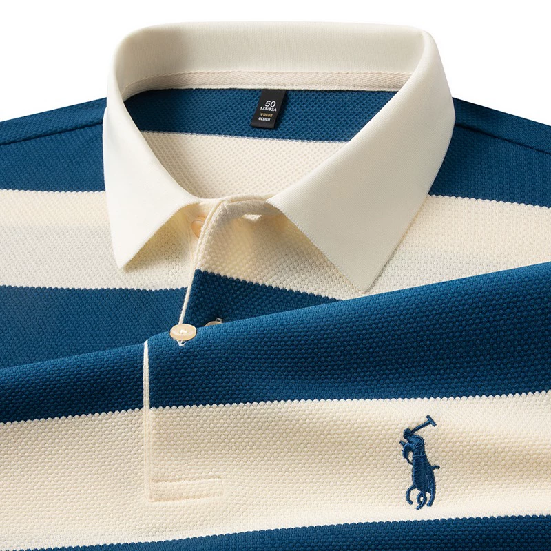 Saddlecrest Regal Stripe Polo T-Shirt