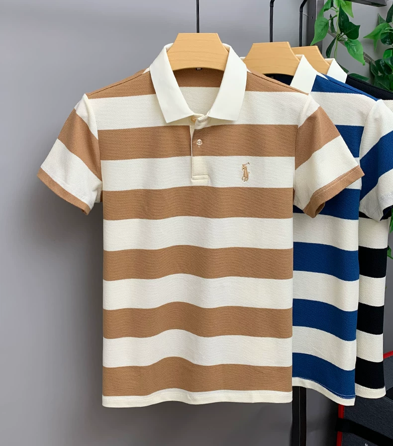 Saddlecrest Regal Stripe Polo T-Shirt