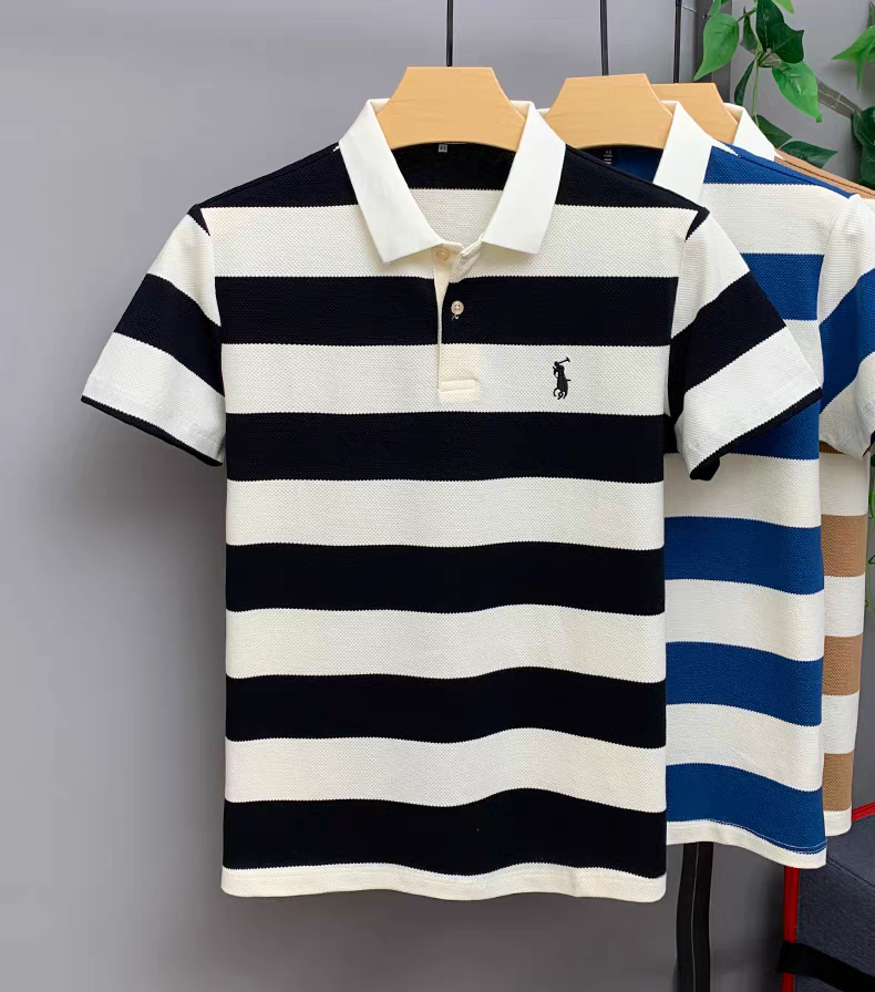 Saddlecrest Regal Stripe Polo T-Shirt