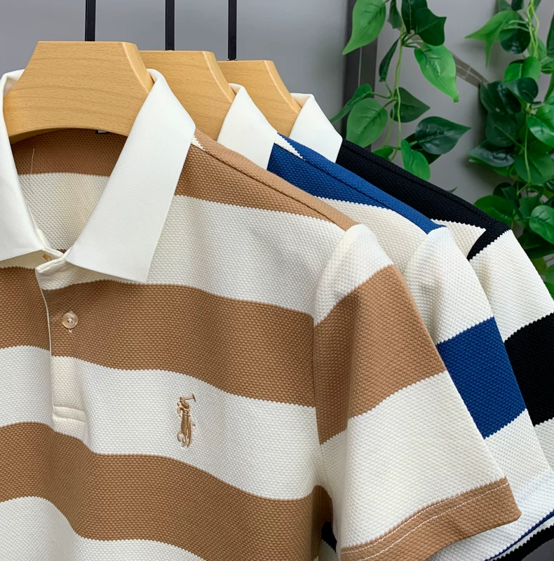 Saddlecrest Regal Stripe Polo T-Shirt