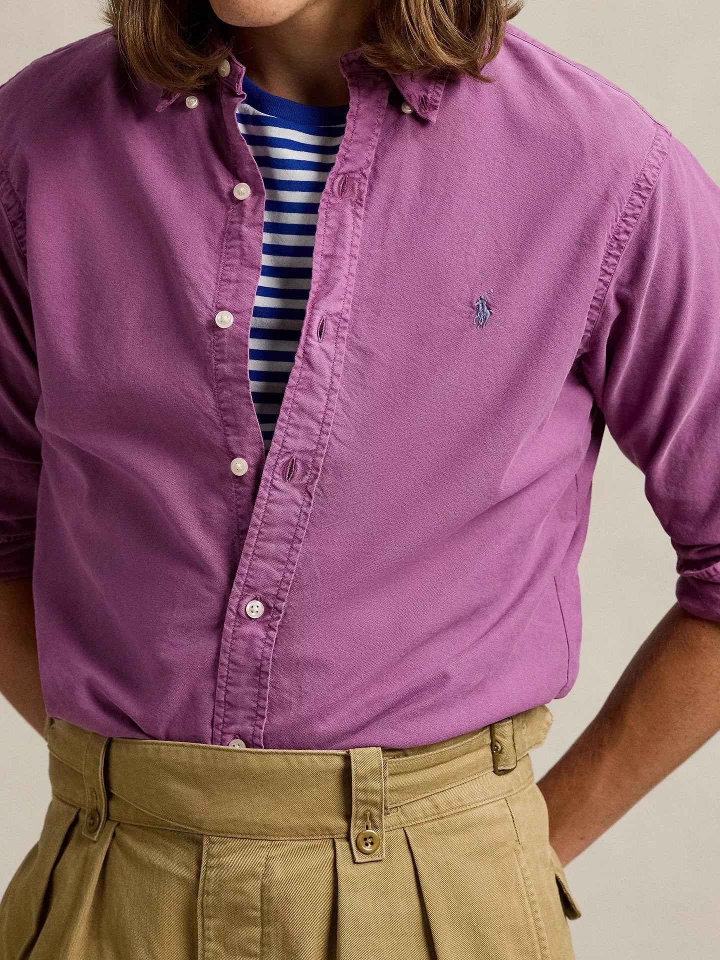 Polo Ralph Lauren Effervescent Lilac Button-Up Shirt