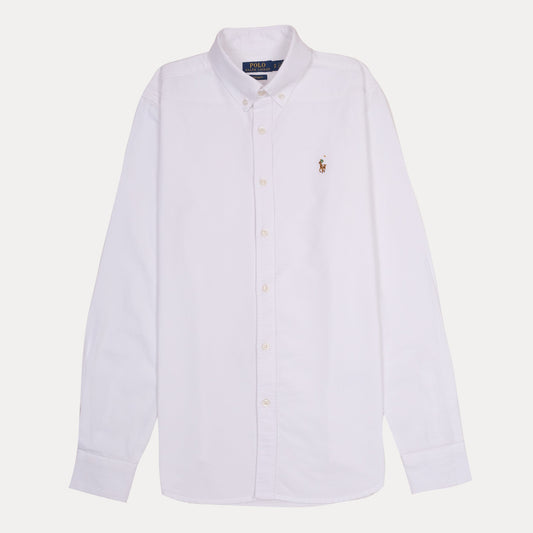 POLO RALPH LAUREN Classic Fit White Button-Down Shirt