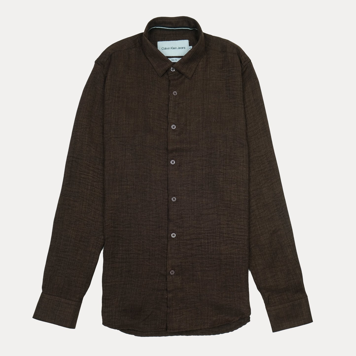 Calvin Klein Jeans Men's Slim Fit Textured Button-Up Shirt