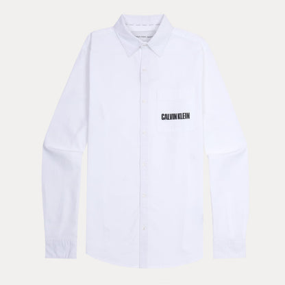 Calvin Klein Effortlessly Chic White Button-Up Shirt
