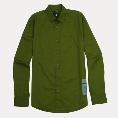 G-Star RAW Slim Fit Olive Green Urban Chic Shirt