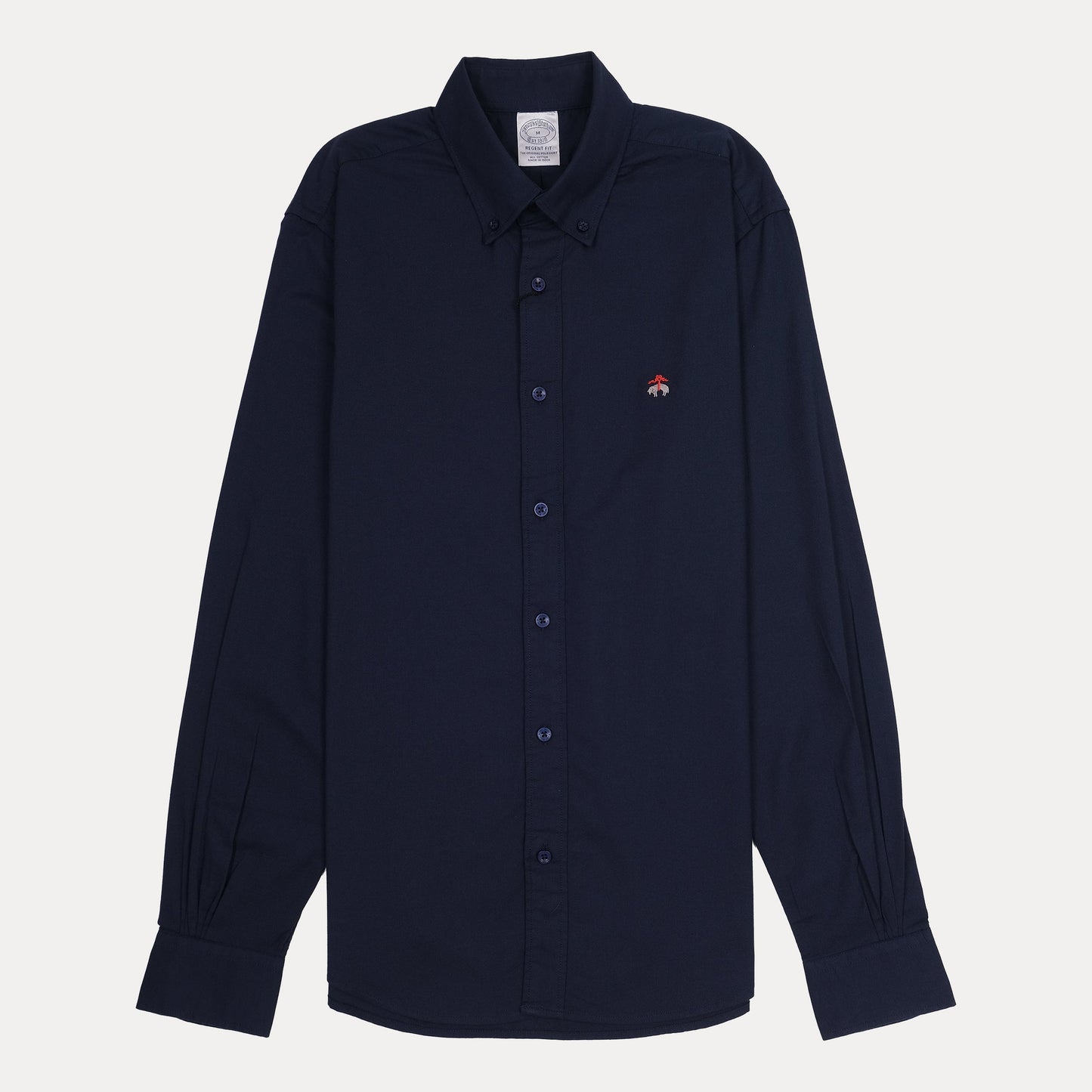 BROOKS BROTHERS Twilight Azure Classic Fit Long Sleeve Button-Up Shirt