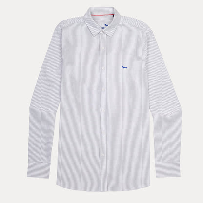 harmont & blaine Striped Elegance Shirt in Whispering Blue