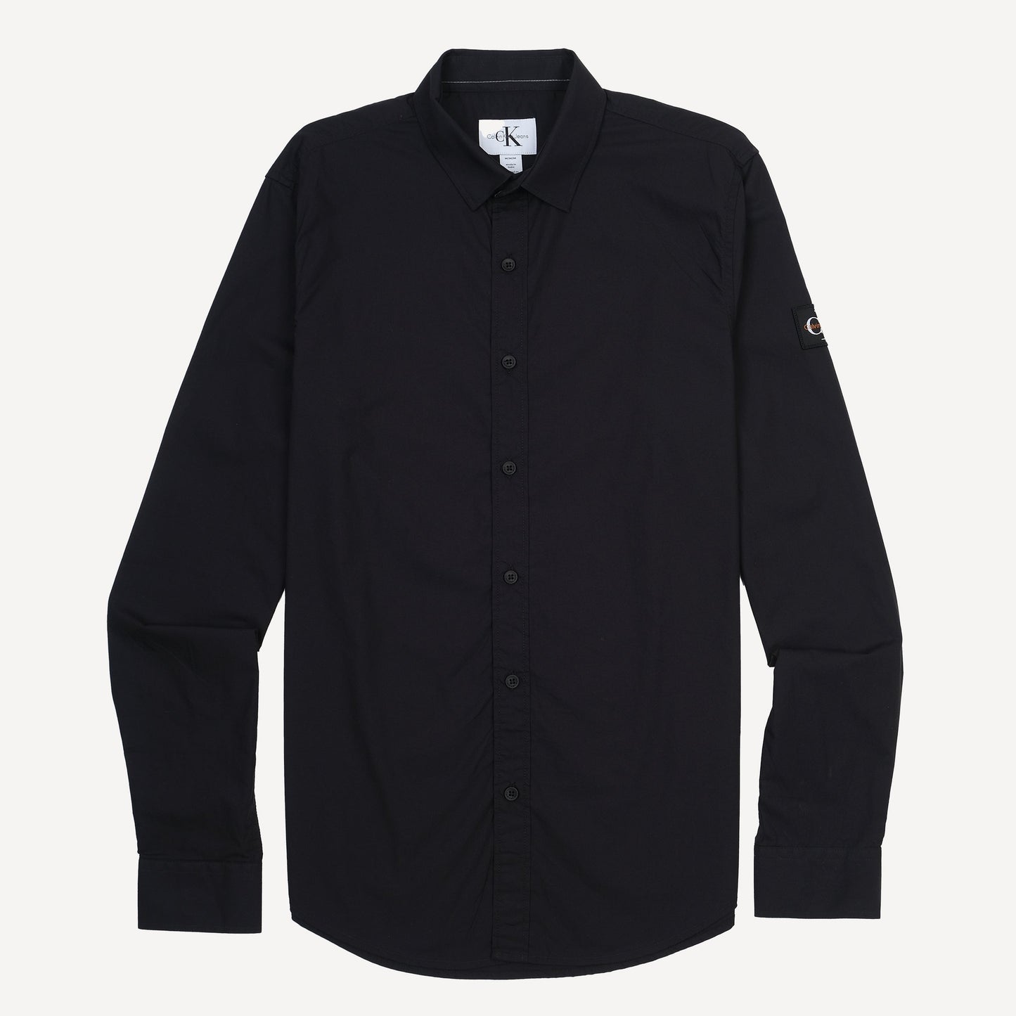 Calvin Klein Effortlessly Chic Black Button-Up Shirt
