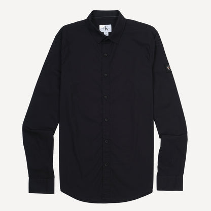 Calvin Klein Effortlessly Chic Black Button-Up Shirt