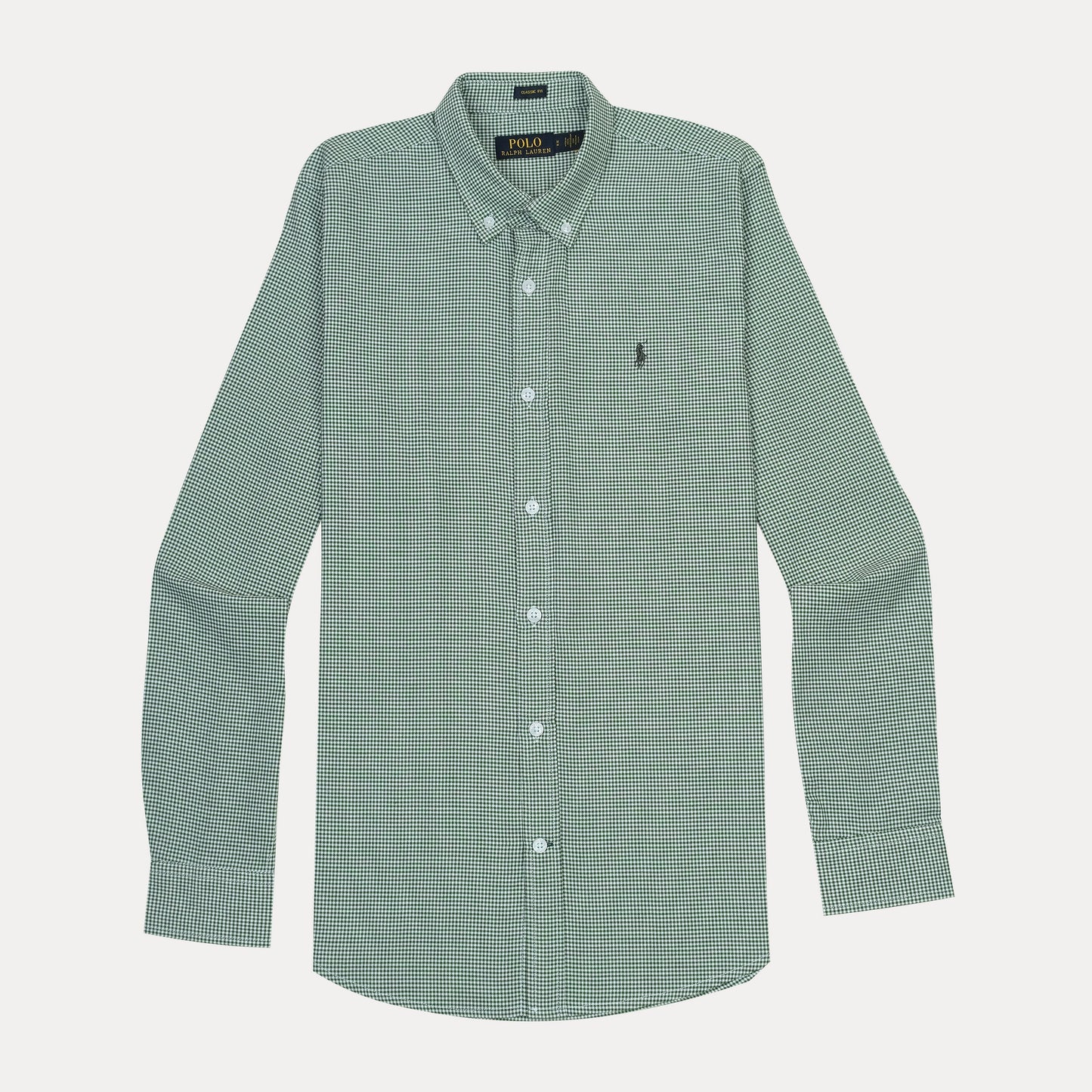 Polo Ralph Lauren Classic Fit Gingham Shirt in Enchanted Forest Green