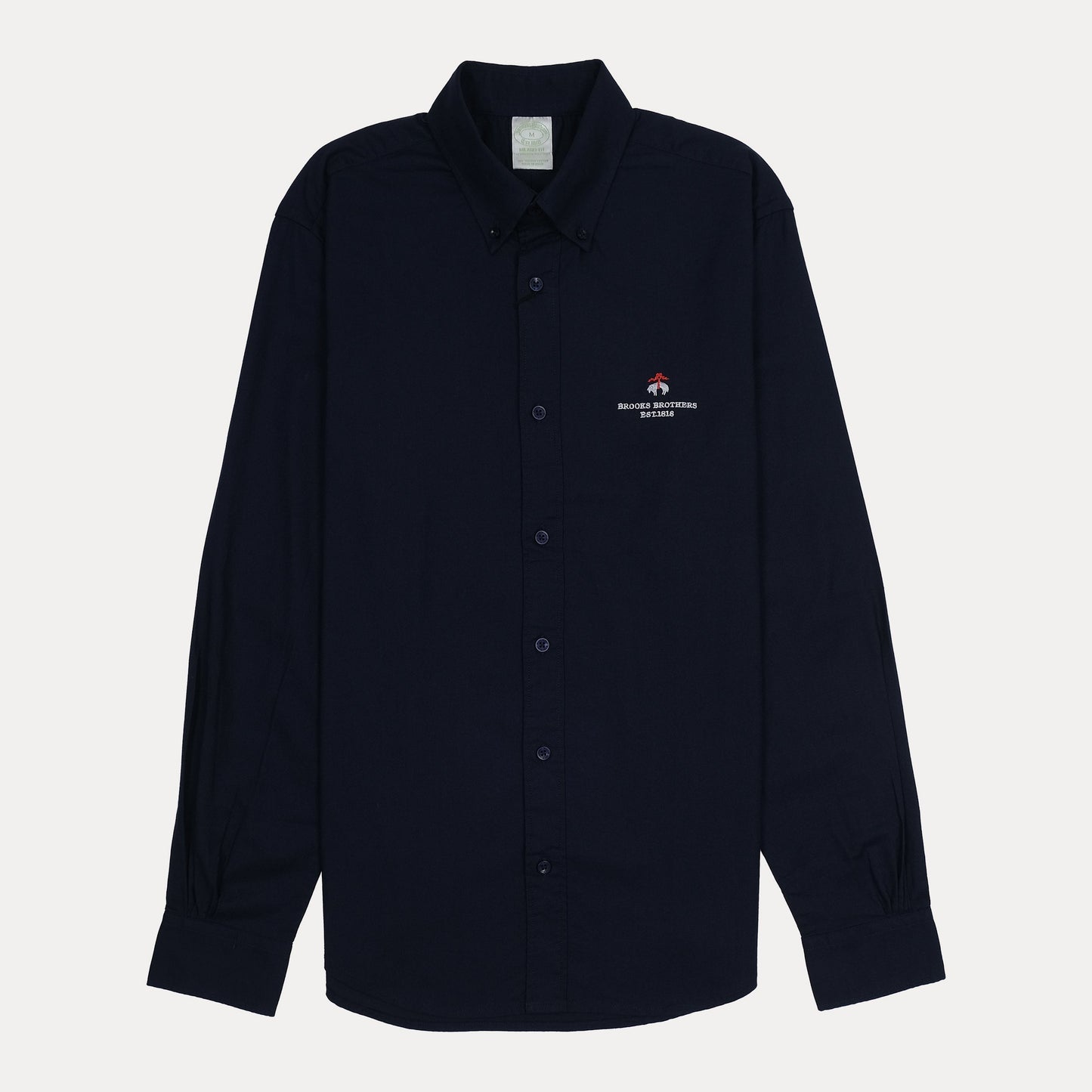 BROOKS BROTHERS Midnight Sapphire Classic Fit Long Sleeve Button-Down Shirt