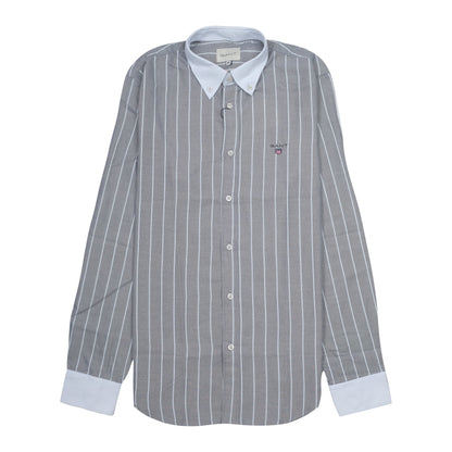 GANT Opulent Ashen Classic Fit Long Sleeve Dress Shirt
