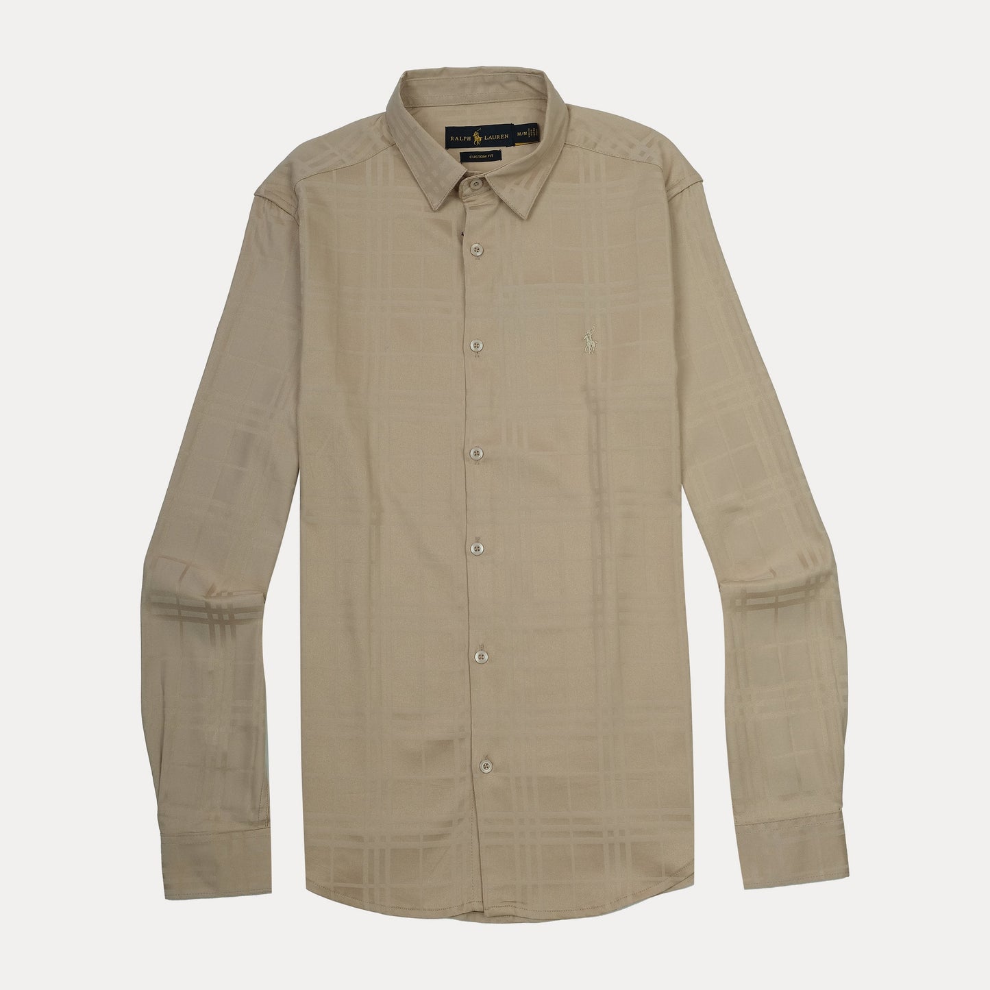 Ralph Lauren Elegant Sandstone Checkered Shirt