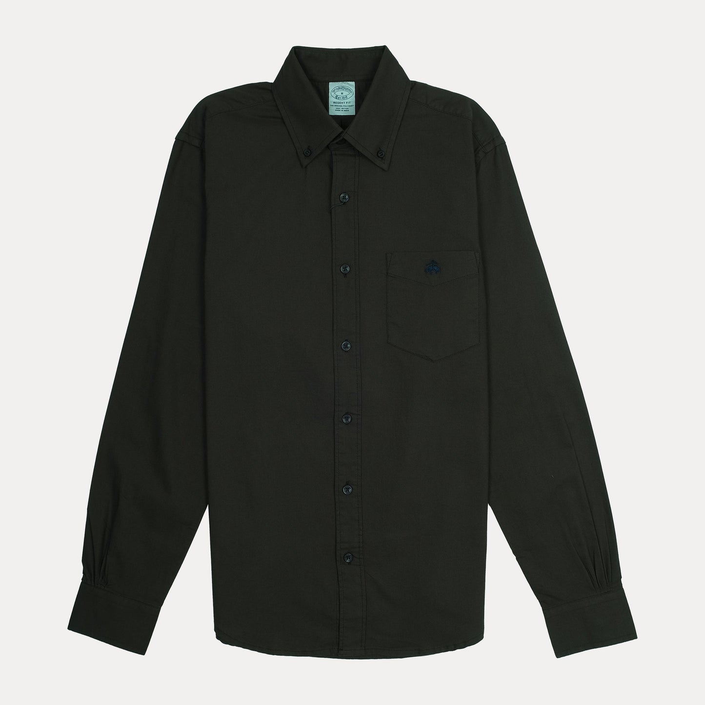 BROOKS BROTHERS Enchanted Fern Tailored Fit Long Sleeve Shirt