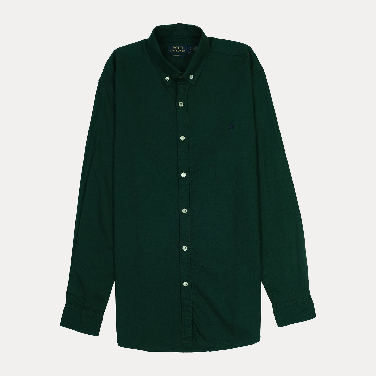 POLO RALPH LAUREN Classic Fit Button-Down Shirt in Forest Green