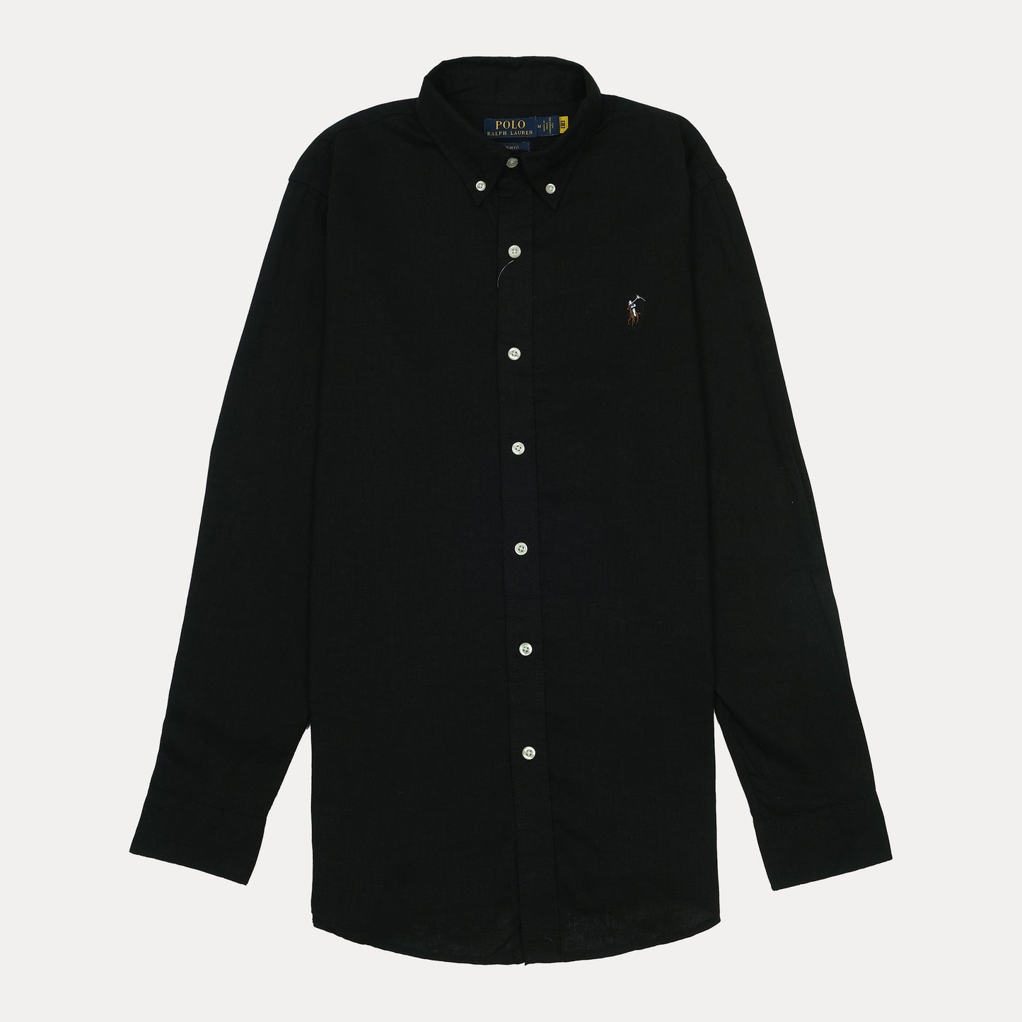 POLO RALPH LAUREN Classic Fit Black Button-Down Shirt