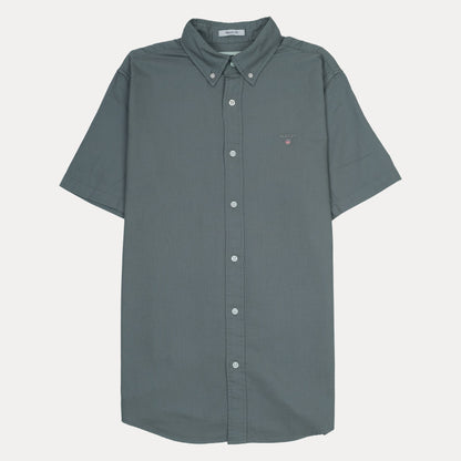 GANT Effortlessly Cool Slate Short-Sleeve Shirt