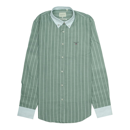 GANT Prismatic Sage Regular Fit Long Sleeve Shirt