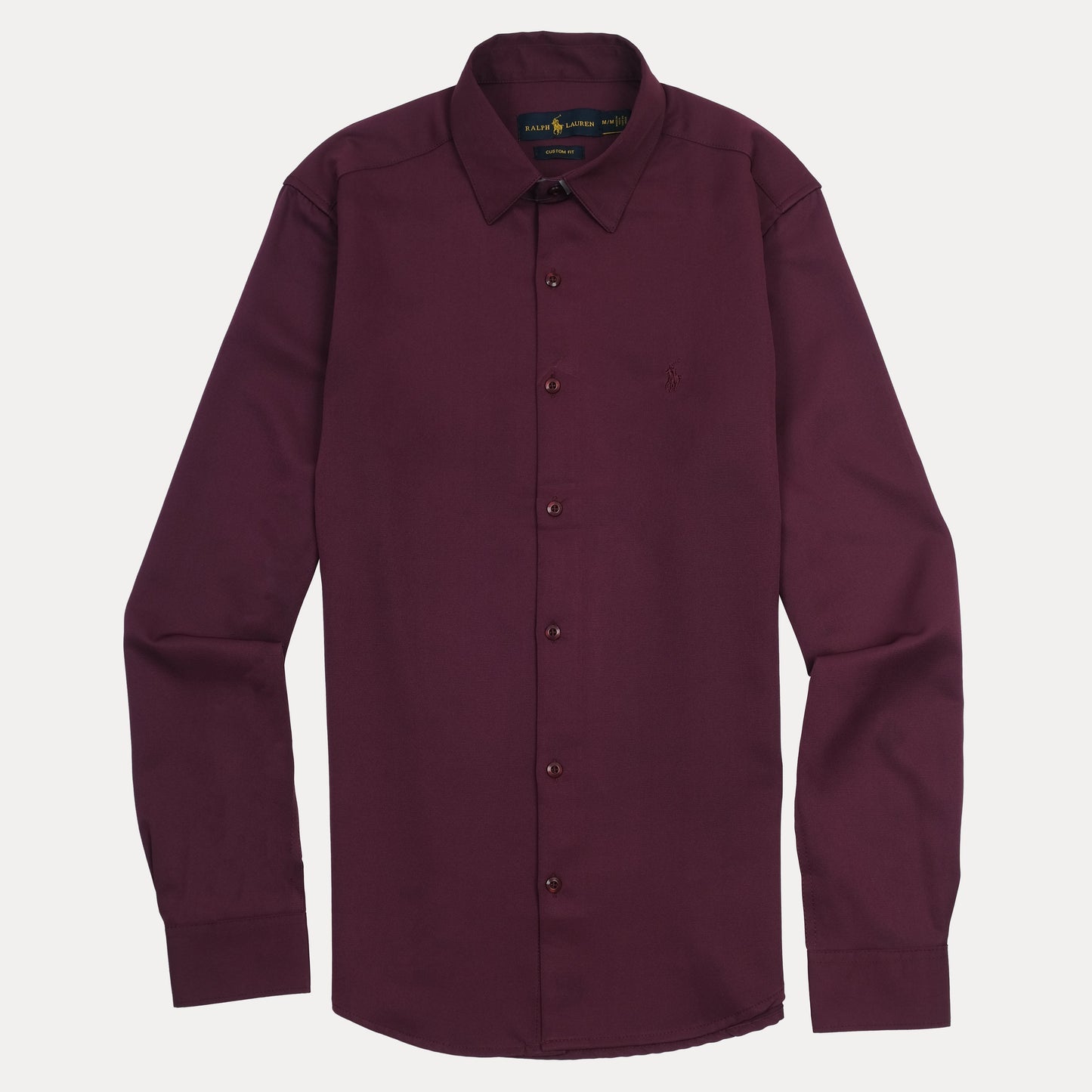 Ralph Lauren Custom Fit Shirt in Majestic Merlot