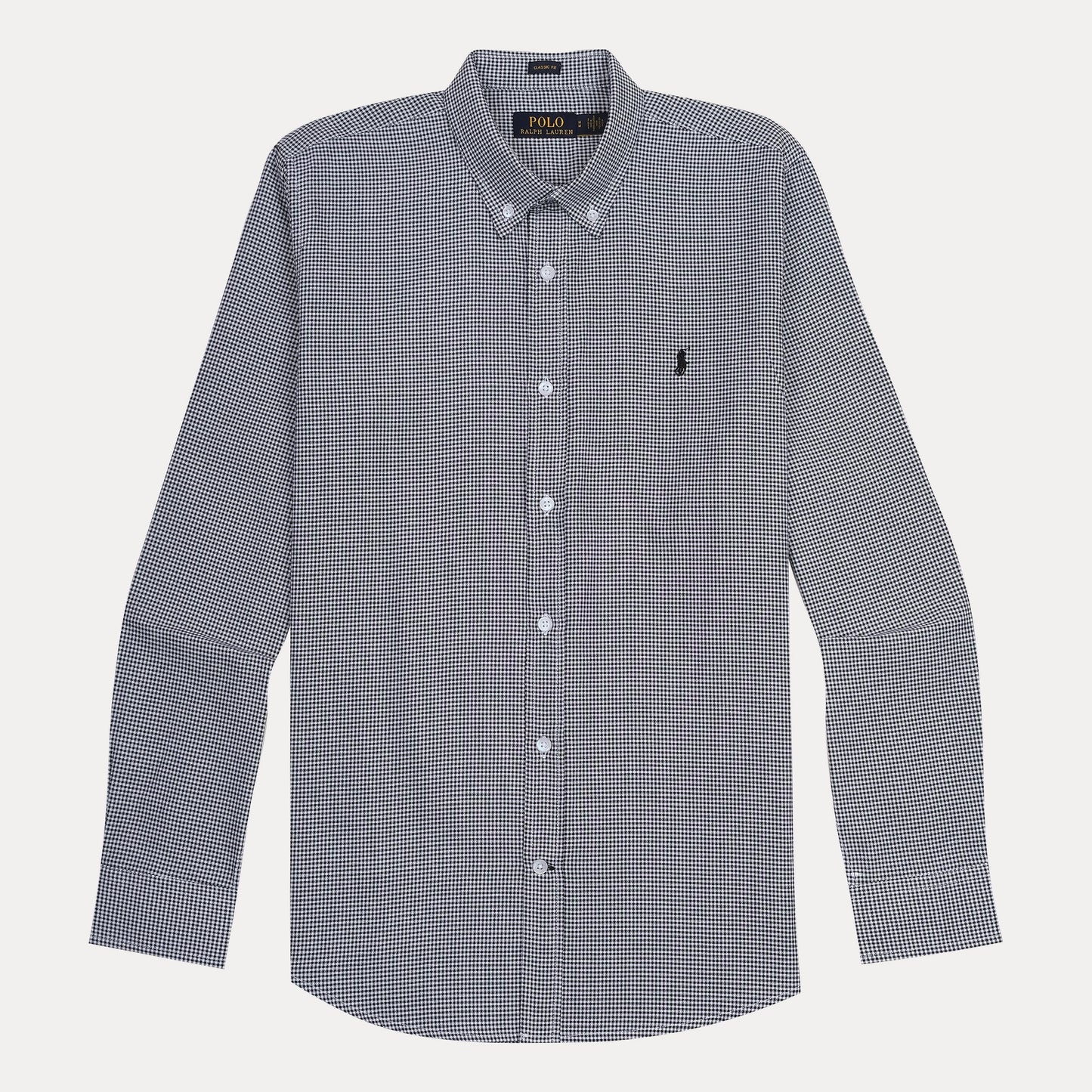 Polo Ralph Lauren Classic Fit Gingham Shirt in Charcoal Check