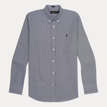 Polo Ralph Lauren Classic Fit Gingham Shirt in Charcoal Check